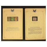 US Stamps 1919-1943 Mint Stamps on Pages, most gum