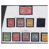 US Canal Zone Stamps #96-104 Mint Hinged, 1926-193