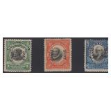 US Canal Zone Stamps #52-54 Mint Hinged 1918 Ameri