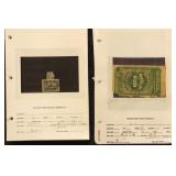 US Back of Book Stamps on dealer pages, with ident
