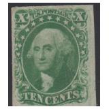 US Stamps #14 Used with PSE Certificate Stating '