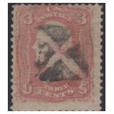 US Stamps #85 Used with PSE Certificate Stating 'i
