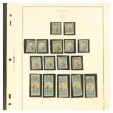 US Revenue Stamps Second Issue Collection on Scott