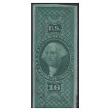 US Revenue Stamps #R96a First Issue Revenue with P