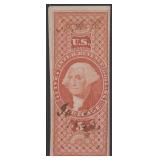 US Revenue Stamps #R91a First Issue Revenue with P