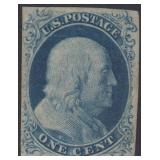 US Stamps #8A Unused Disturbed OG with PSE Certifi