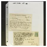 US Stamps Perfin Collection on Vario Pages