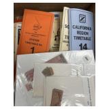 US Railroad Tickets, Schedules & Ephemera in USPS