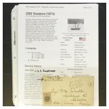 US Naval Covers with information about each ship,