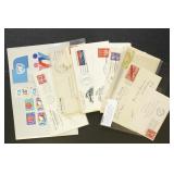 US Stamps Postal History group of 50 Covers, eclec