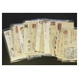 US Stamps 1930s-1970s Event Covers group of 50 dif
