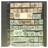US Fancy Cancel Stamps 1860s-1890s Used on Vario p