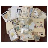 Turkey Stamps Remainder Group on pages, glassines,