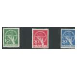 Germany Berlin Stamps #9NB1-9NB3 Mint NH 1949 Berl
