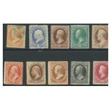 US Stamps 1870s-1880s Large Banknotes Mint (mostly