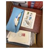 Worldwide Stamps and Postal History in Bankers box