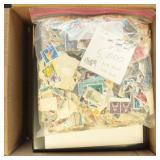 US Stamps Accumulation in Large Flat Rate Box, inc
