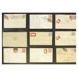 US Postal History 20 Cards & Covers with patriotic