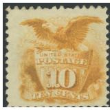 US Stamps #116 Mint Regummed HR with creases CV $7