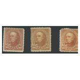 US Stamps #282C, 283, & 283a Mint CV $1,225