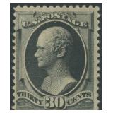 US Stamps #190 Mint Disturbed Glazed Gum 30 Cent L