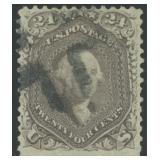 US Stamps #78 Used with PSE Certificate stating "I