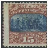 US Stamps #119 Mint Regummed with creases CV $1,00