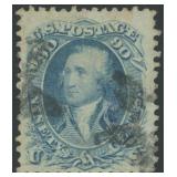 US Stamps #72 Used with small tear at Bottom Left