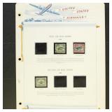 US Airmail Stamps #C3, C6, C18 Used, C10a Mint NH