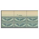 US Stamps #C24 Plate Block of 6 Mint NH CV $110