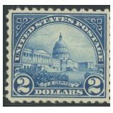 US Stamps #572 Mint NH, very well centered CV $110