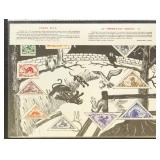 Tannu Tuva TASCO Stamps booklet, with Mint hinged