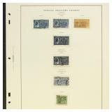 US Stamps Special Delivery Used Collection on page