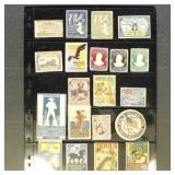 US & Worldwide Poster Stamps 1900s-1930s Mint on V