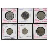 Egypt Silver Coins 1.9 Ounces of Silver content, 1