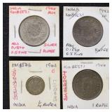 India Silver Coins 1.4 Ounces of Silver content in