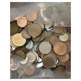 Worldwide Coins 10+ Pounds in Medium Flat Rate Box