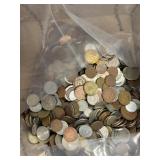 Worldwide Coins 9+ Pounds in Medium Flat Rate Box