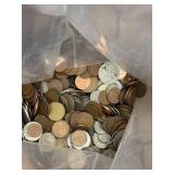 Worldwide Coins 10+ Pounds in Medium Flat Rate Box