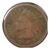 US Coins 1866 Indian Head Cent, circulated