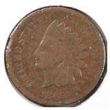 US Coins 1865 Indian Head Cent, circulated