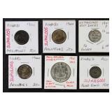 Asian Silver Coins 2.3+ Ounces of Silver content i