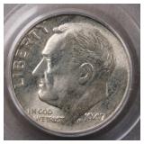 US Coins 1947-D Roosevelt Dime Graded MS66 by PCGS