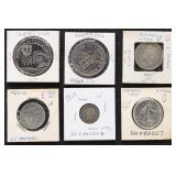 Worldwide Silver Coins with varying Silver content
