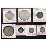 Worldwide Silver Coins 4.8+ Ounces of Silver conte