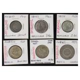 Worldwide Silver Coins 2.35+ Ounces in 12 coins wi