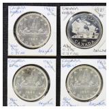 Canada 12 Silver Dollar Coins in dealer flips with