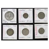 Worldwide Silver Coins 2.7+ Ounces in 24 coins wit