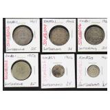 Switzerland Silver Coins 3+ Ounces of Silver conte