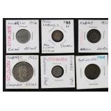 Worldwide Silver Coins 2+ Ounces in 25 coins with